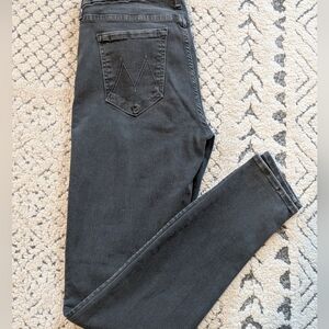 Mother | The Looker Faded Black Skinny Jean